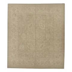 Alfombra Oushak Oriental Anudada a Mano Turca Oushak 10' x 11' #347