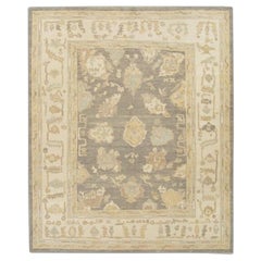 Tappeto Oushak Orientale annodato a mano Turco Oushak 7'7" x 9'1" #71
