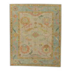 Oushak Rug Oriental Hand Knotted Turkish Oushak 3' x 5' #861
