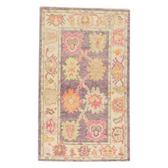 Oushak Rug Oriental Hand Knotted Turkish Oushak 2'11" x 4'11" #768