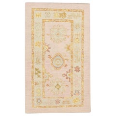 Oushak Rug Oriental Hand Knotted Turkish Oushak 3' x 5'1" #817