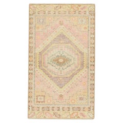 Oushak Rug Oriental Hand Knotted Turkish Oushak 2'11" x 5'1" #893
