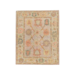 Oushak Rug Oriental Hand Knotted Turkish Oushak 5'3" x 6'4" #902