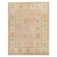 Oushak Rug Oriental Hand Knotted Turkish Oushak 8' x 10'4" #207