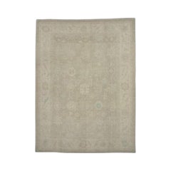 Oushak Rug Oriental Hand Knotted Turkish Oushak 9'10" x 13'11" #1042