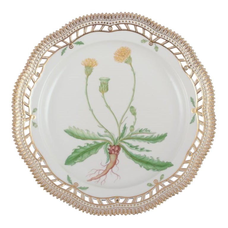 Royal Copenhagen Flora Danica. Large open lace porcelain dish.