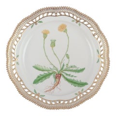 Royal Copenhagen Flora Danica Grand plat ouvert en porcelaine de dentelle.
