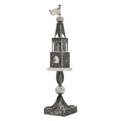 Torre de especias de plata y filigrana, Austria 1880