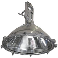 Industrial Extra Large Aluminum Ship Search Light, England, 1930s