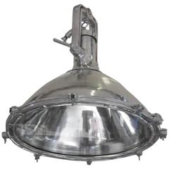 Industrial Extra Large Aluminum Ship Search Light, England, 1930s 1