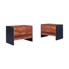 Mid-Century Rosewood Nightstands by Robert Baron for Glenn of California