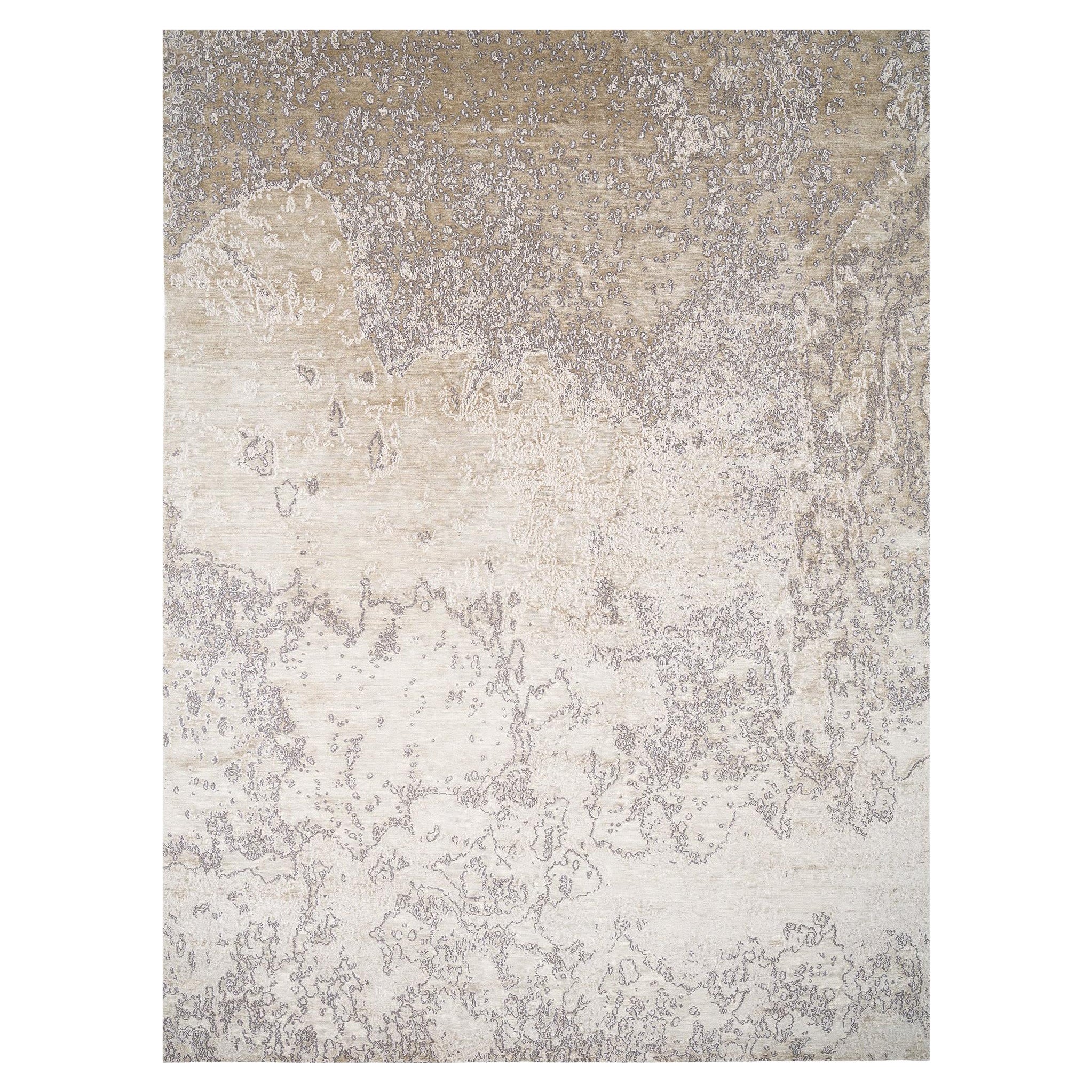 Contemporary Abstract Oceanic Modern Area Rug Aquarium Java Sea by Joseph Carini im Angebot