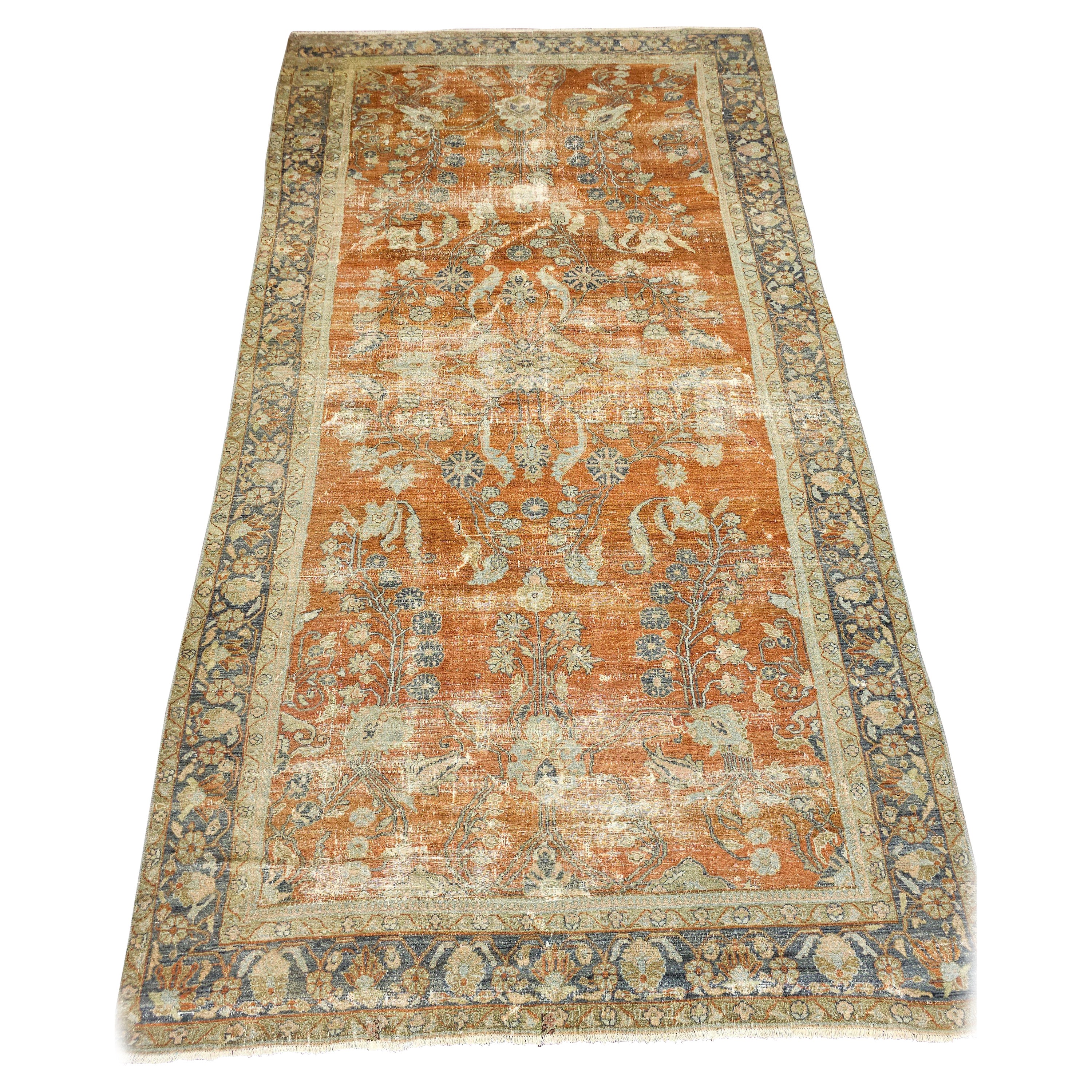 Antique Persian Lilihan Rug Circa 1920