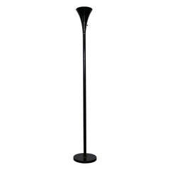 1970's Mid-Century Modern Laurel Lighting Style Trumpet Torchiere Floor Lamp
