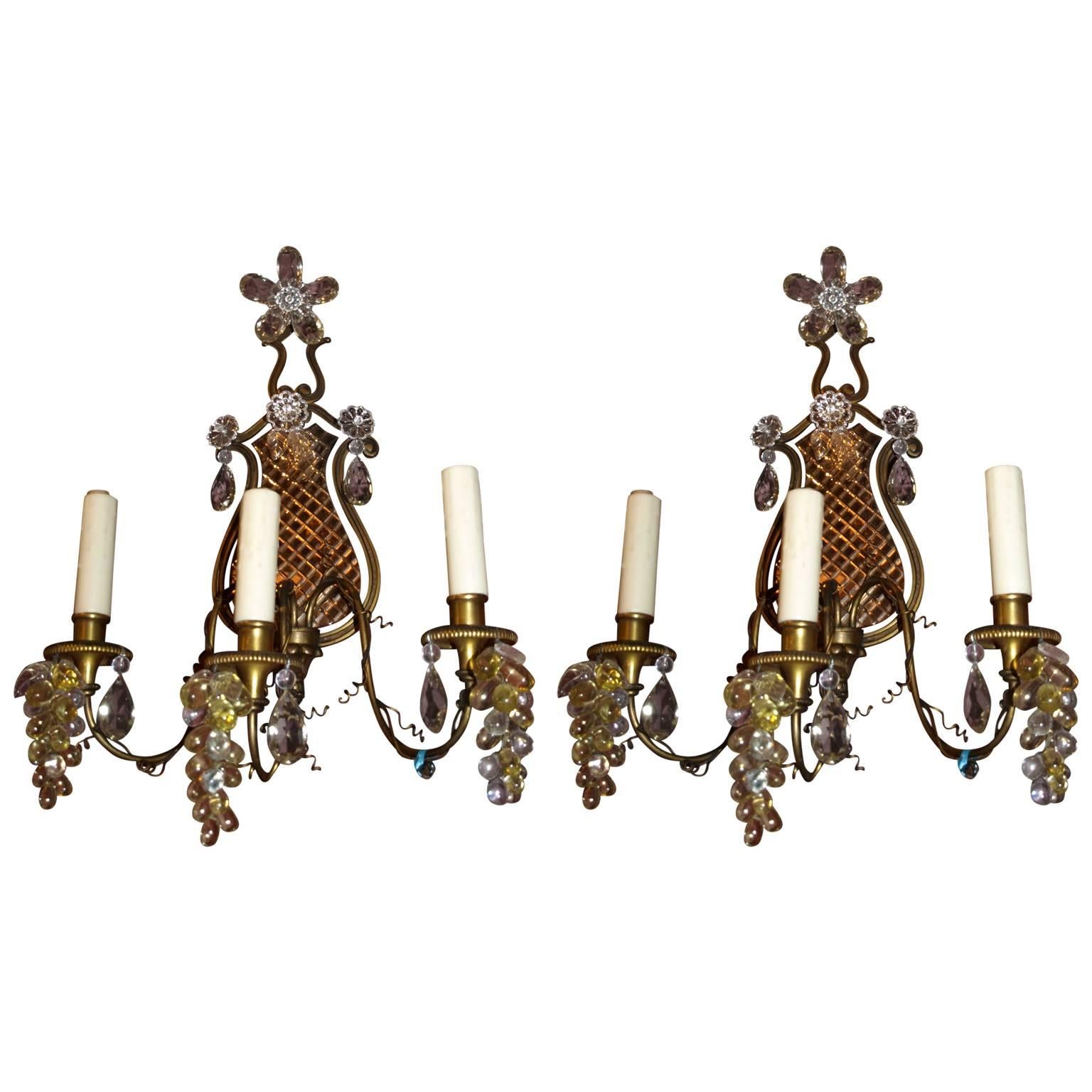 Antique Maison Jansen Sconces For Sale