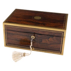 David Edwards Georgian Antique Jewellery Box c1830