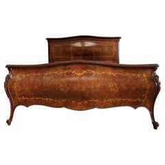 Antigua Cama Barroca Italiana Estilo Bombe