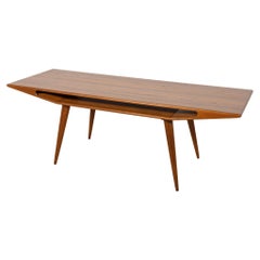 Danish Model 100 Teak Coffee Table from Omann Jun, Denmark, 1950s