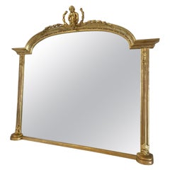Early 20th Century Antique Quality Gilded Wall Mirror
