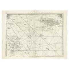 Navigationskarte von Jamaika, Kap Gracias a Dios und der Mosquitoküste, 1775