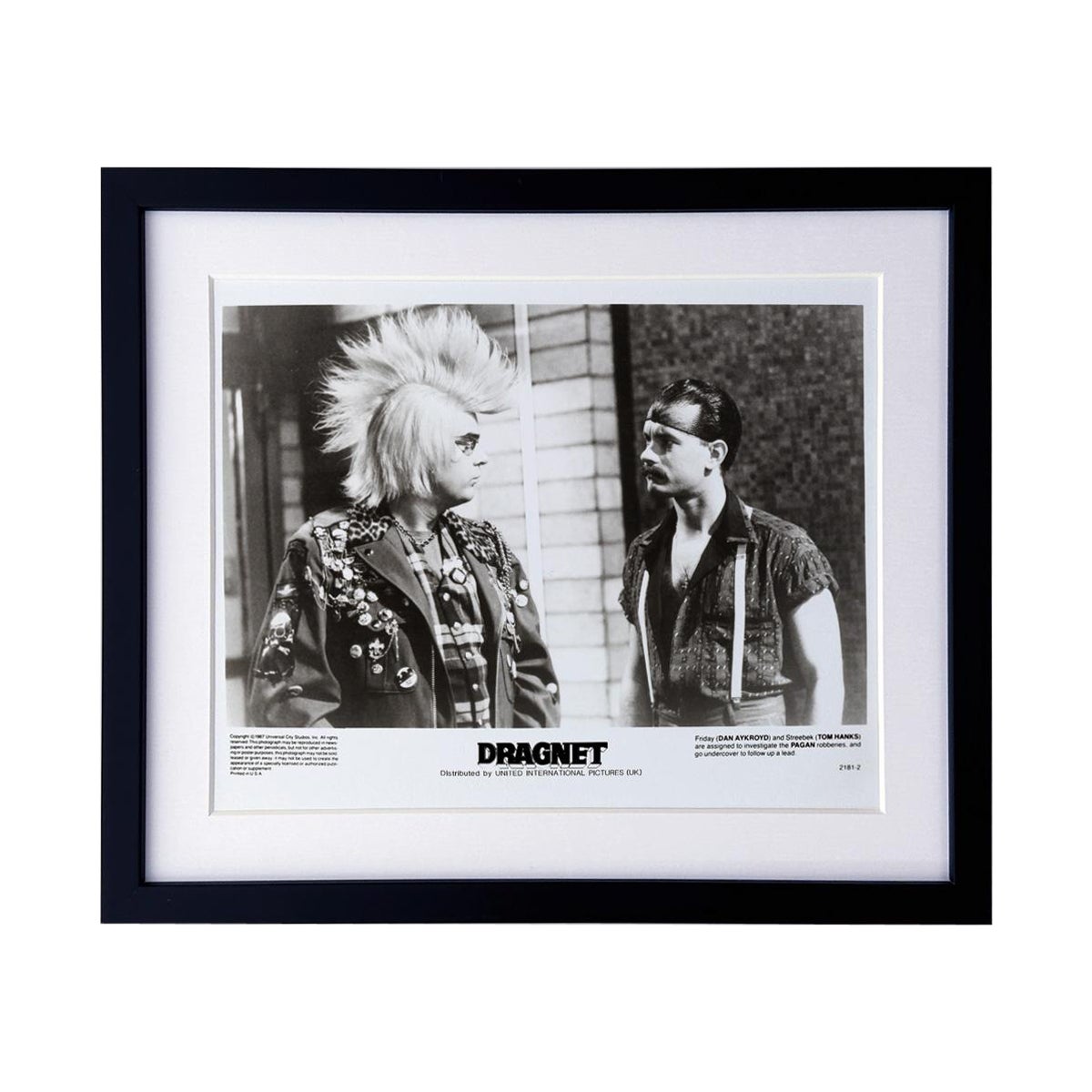 Dragnet Publicity Film Still 1987  FRAMED