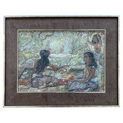 Jean LE MAYEUR DE MERPRES (1880-1958), mujeres en Bali, hacia 1940