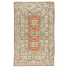 Tappeto d'area contemporaneo fatto a mano 6,5x10 piedi da Milas / Turchia. 100% lana