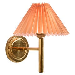 Abo Randers, Wall Lights, Messing, Papier, Dänemark, 1970er Jahre