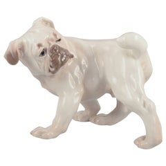 Bing & Grøndahl, porcelain figurine of an English Bulldog. 1930s
