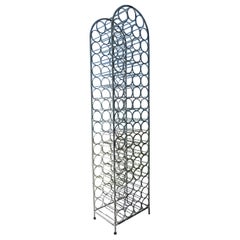 Arthur Umanoff Wrought Iron 1960s Wine Rack