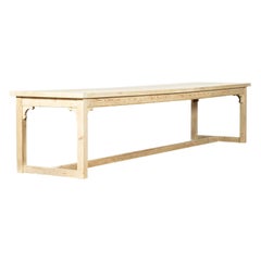 Monumental 19thC English Pine Refectory Table