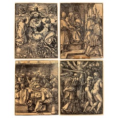 Set of 4 Old Master Prints by Johann Mommard, after Albrecht Durer’s Passion