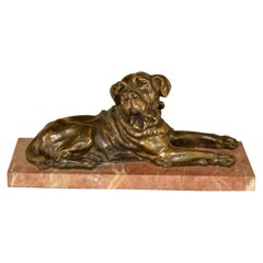 19th Century Continental Bronze of a Dog