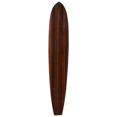 Tavola da surf in legno Hot Curl di Juan Rodriguez