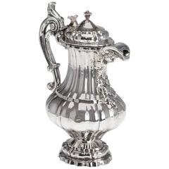 Spanish Covered Silver Jug, 18th Century