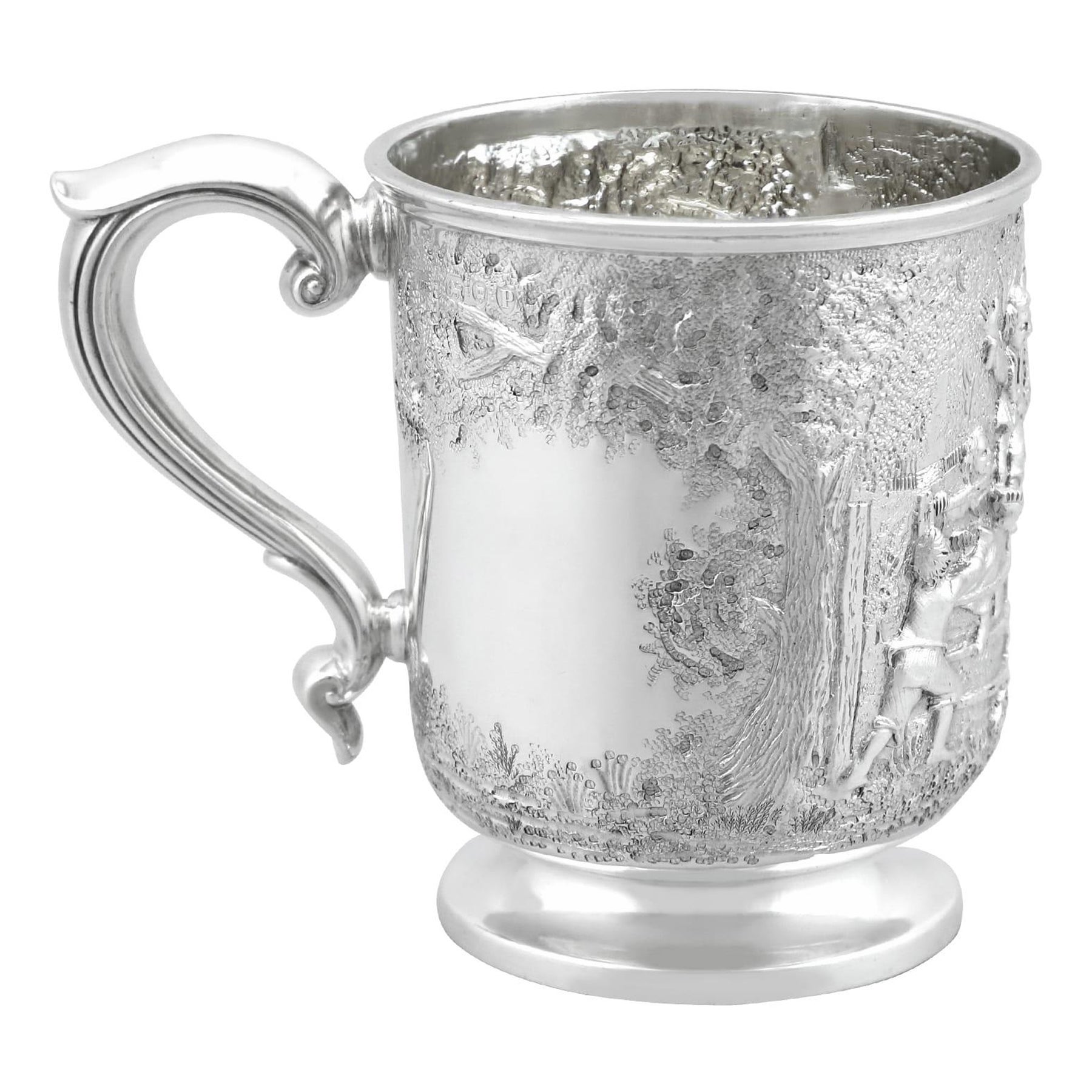 Antique Victorian Sterling Silver Mug