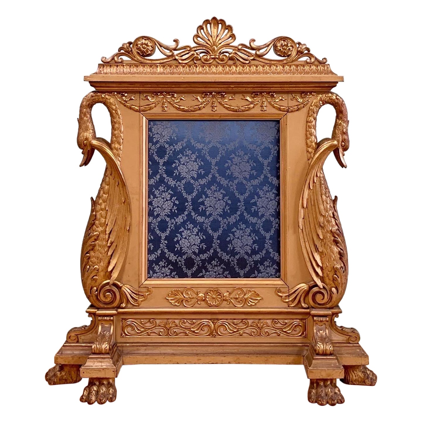 Ein Giltwood-Kaminschirm aus dem frühen neunzehnten Jahrhundert im Angebot
