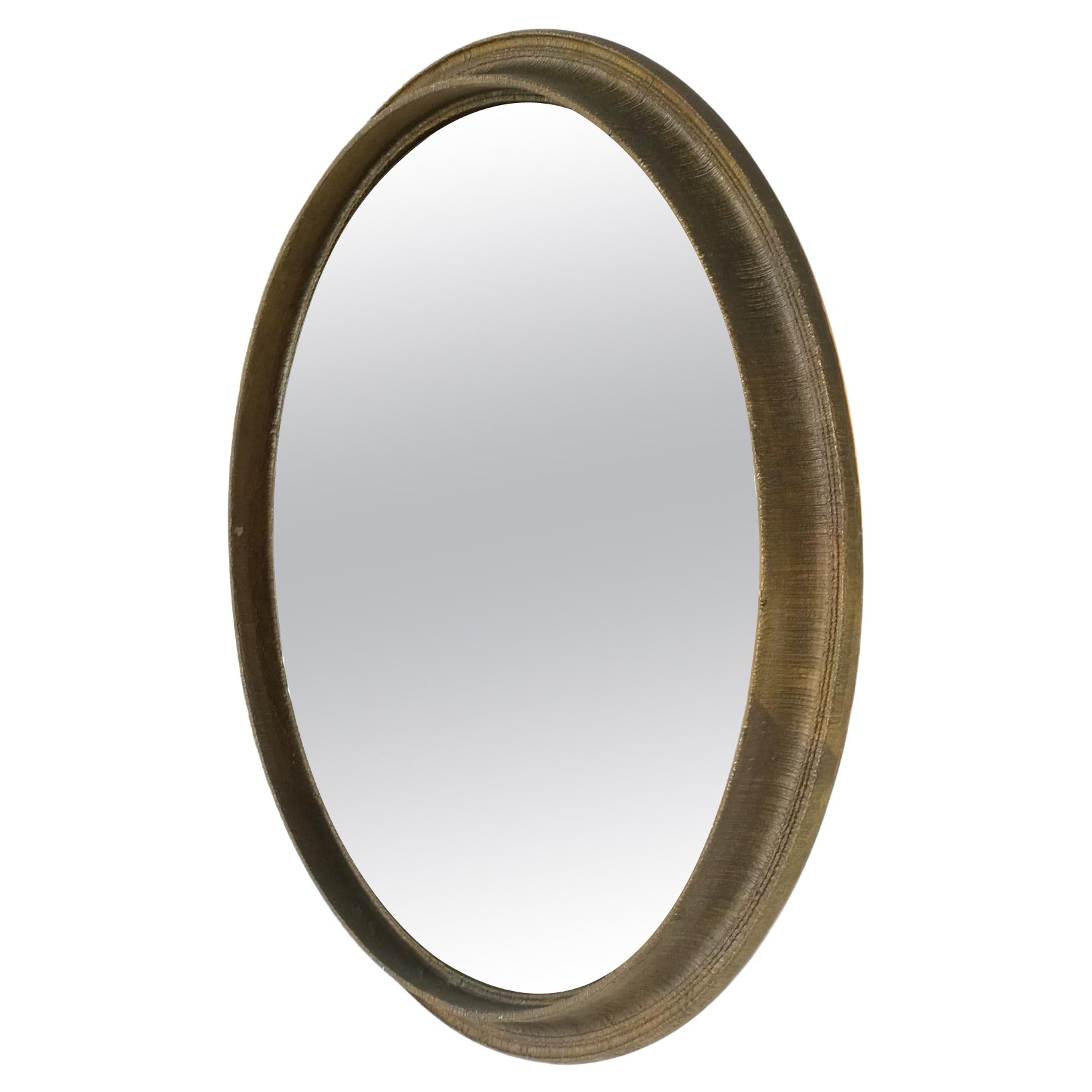 Grand miroir lumineux en couleur bronze, Italie, années 1960 en vente