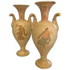 Große griechische Vasen von P. Ipsen, Paar
