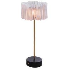 SLAMP Accordéon Battery - Prisma/black Portable Table Lamp by Marc Sadler