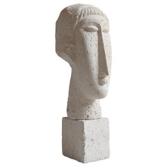 Amedeo Modigliani (after), Woman Head in Terracotta by RMN Grand Palais