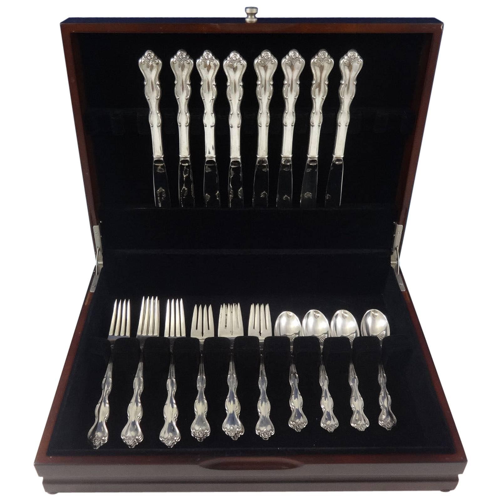 Mademoiselle by International Sterling Silver Flatware Service Set 32 Pieces