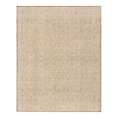 Alfombra de estilo marroquí Rug & Kilim en beige-marrón con motivos geométricos