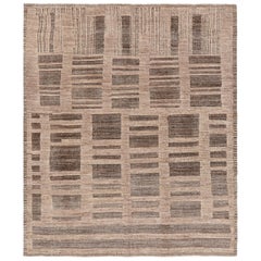 Tappeto in stile marocchino Rug & Kilim in beige-marrone con motivi geometrici