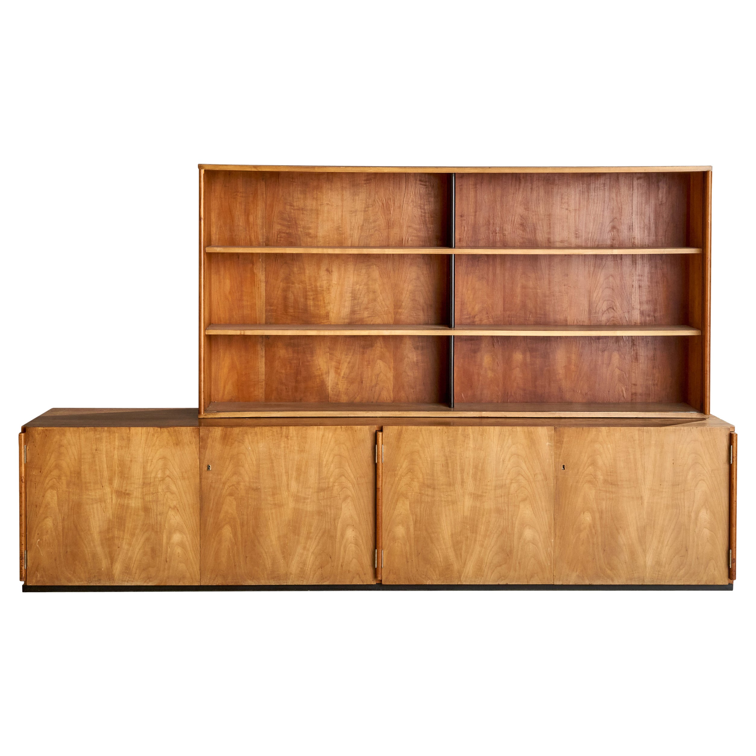 Attribution Marcel Breuer, buffet, cerisier, verre, Allemagne, 1925