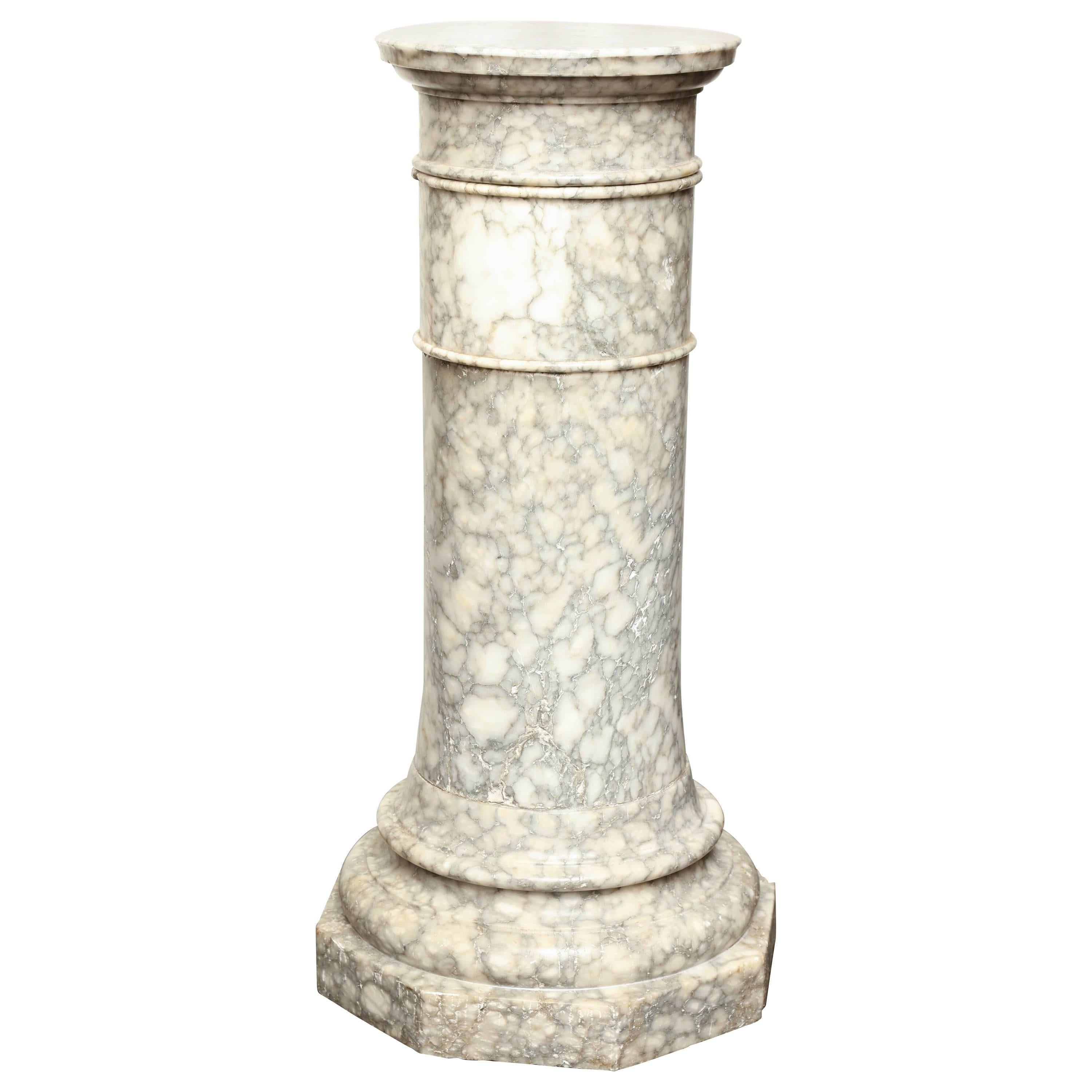Late 19th Century Italian, Alabaster Column For Sale