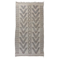 Sehr ungewöhnlich Chevron Beni Ouarain marokkanischen Teppich Curated By Breuckelen Berber