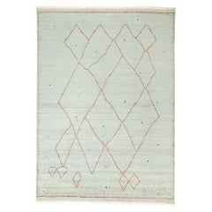 New Contemporary Moroccan Rug, Tribal Enchantment Meets Wabi-Sabi