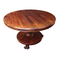CIRCA 1835 William IV English Center Table oder Loo Table