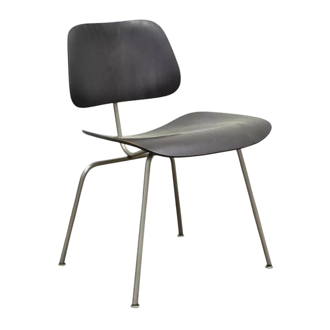 Vintage Herman Miller Eames DCM Ebony Mid Century Modern Dining Side Chair in vendita